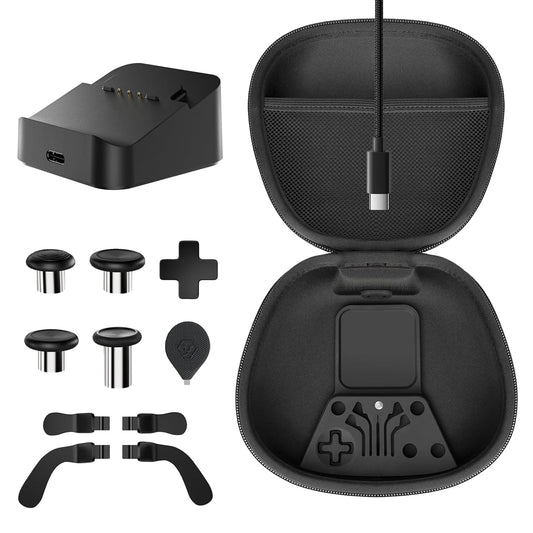 OLCLSS Metal Thumbsticks for Xbox fine design Controller Series 2  Xbox fine design Controller Series 2 Accessories Components Metal Mod 4 Swap Magnetic Joystick  4 Paddles  1 Standard D-Pads