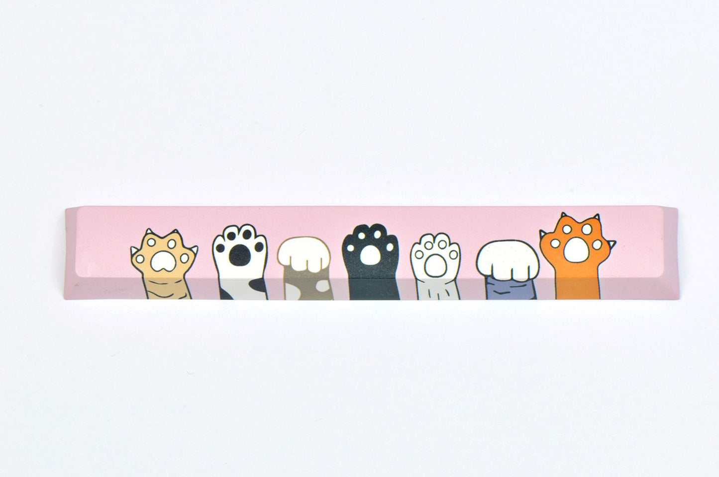 Benemate 5-Side Dye-subbed PBT Spacebar Keycap Cherry Profile DIY Keycap 6.25U 6.25X for Gaming Mechanical Keyboard Cats Paws Brand