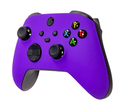 Crazy Controllerz Xbox Series X Soft Touch Controller - Purple Color, Added Grip, Compatible with Xbox One & Series S