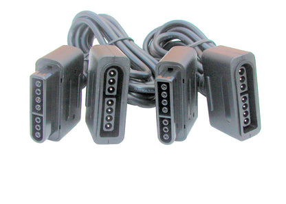 Global Game Gear GGG0034 SNES Extension Cables (2) - Reliable Performance, Ideal for Classic Gaming Setup