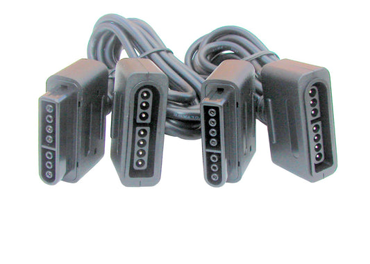 Global Game Gear GGG0034 SNES Extension Cables (2) - Reliable Performance, Ideal for Classic Gaming Setup
