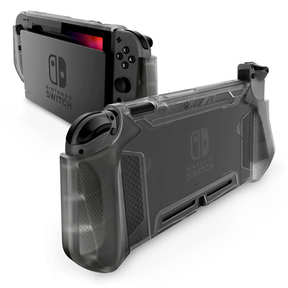 Mumba Dockable Case for Nintendo Switch OLED - TPU Grip, Ergonomic Design, FrostBlack