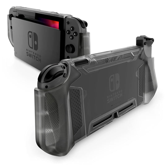 Mumba Dockable Case for Nintendo Switch OLED - TPU Grip, Ergonomic Design, FrostBlack