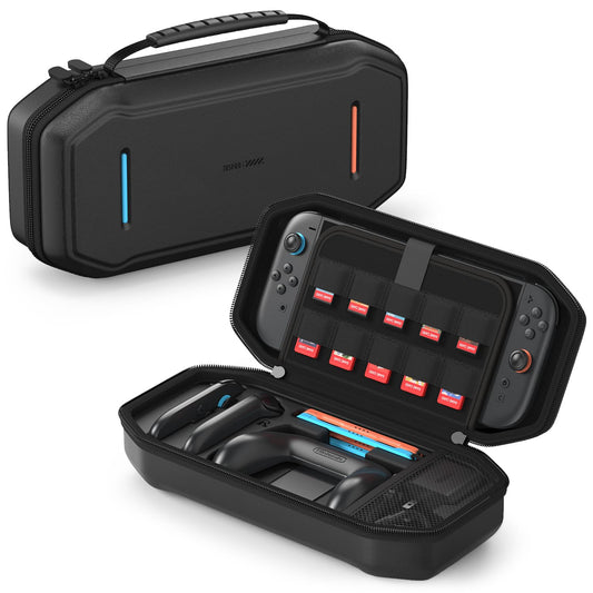 JUSPRO Carrying Case for Nintendo Switch 2  Hard Shell Travel Case with Large Storage for Console & Accessories