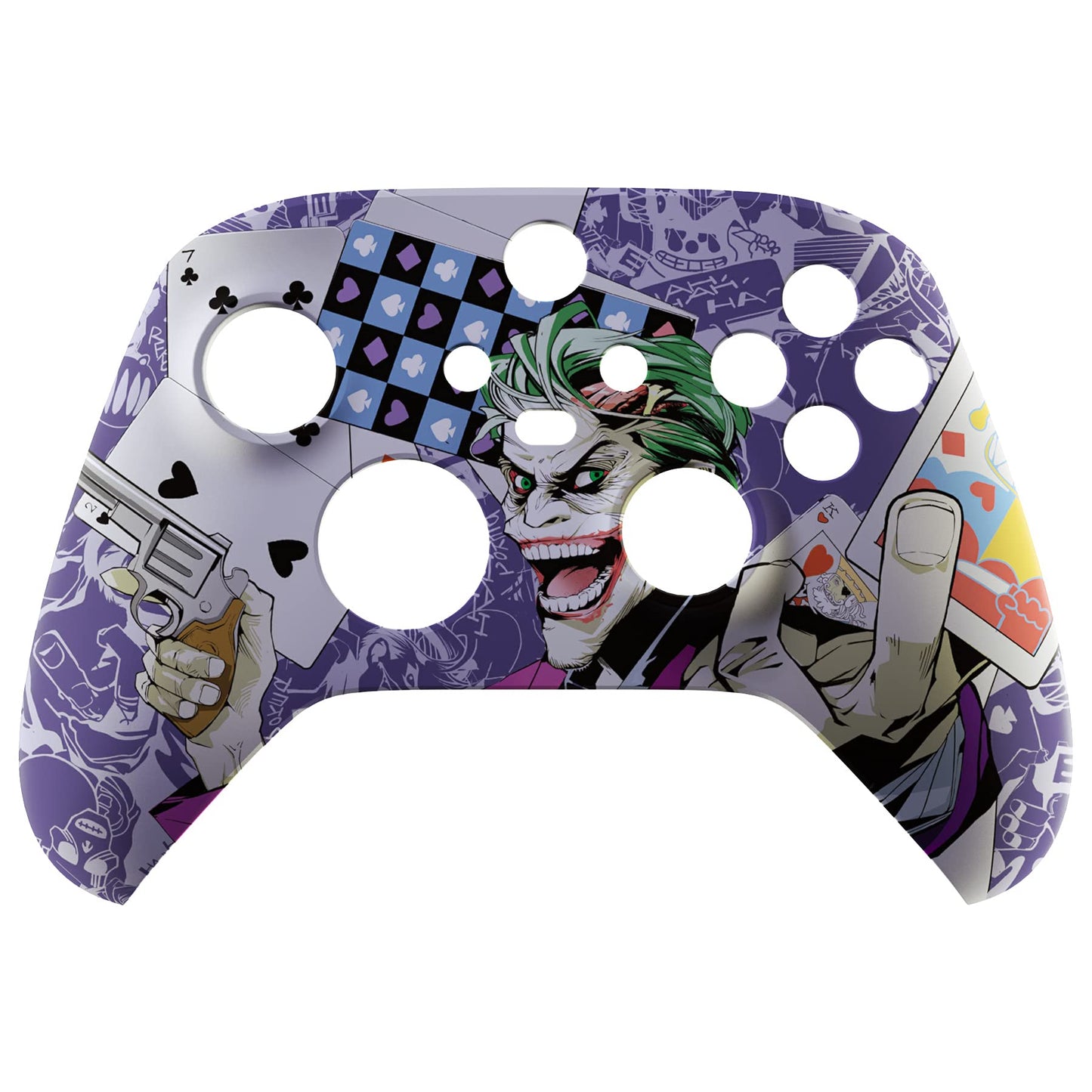 eXtremeRate Custom Shell for Xbox Series X/S Controller - Clown Cards - FX3T129 - Scary-Theme Replacement Cover