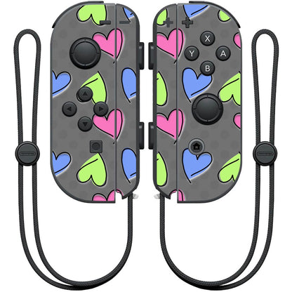 MIGHTY SKINS Nintendo Joy-Con Controller Skin - Girly Design, Model NIJOYCO-Girly, Stylish Wrap Cover Sticker