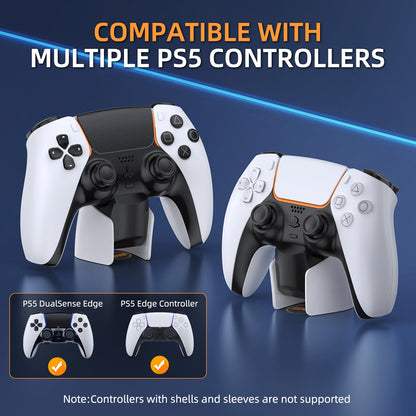 IINE PS5 Controller Charging Dock - Fast USB Station with Charger Indicator, White