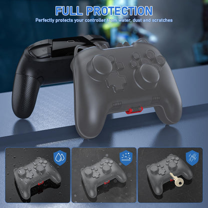 Tiiletzote Controller Case for Nintendo Switch Pro - Black, Travel Storage Bag for Game Controller, Model T-CB16-SWPBlack