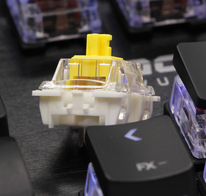 Tugeta GPRO3.0 Mechanical Gaming Keyboard - Gateron 70Pcs Pre-lubed Yellow Tactile Switches, POM Stem, RGB SMD, 3 Pin