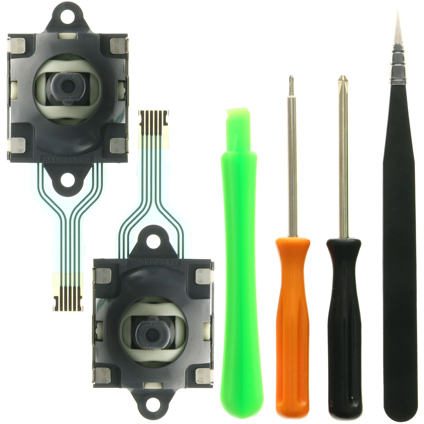 Joystick Thumb Stick Replacement for ROG Ally RC71L Handheld Console  3D Analog Stick Repair Kit for GPD Win 3 Win 4 and Pico 2 Pico 3 Controller Drift Fix with Tools (2-Pack)