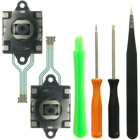 Joystick Thumb Stick Replacement for ROG Ally RC71L Handheld Console  3D Analog Stick Repair Kit for GPD Win 3 Win 4 and Pico 2 Pico 3 Controller Drift Fix with Tools (2-Pack)