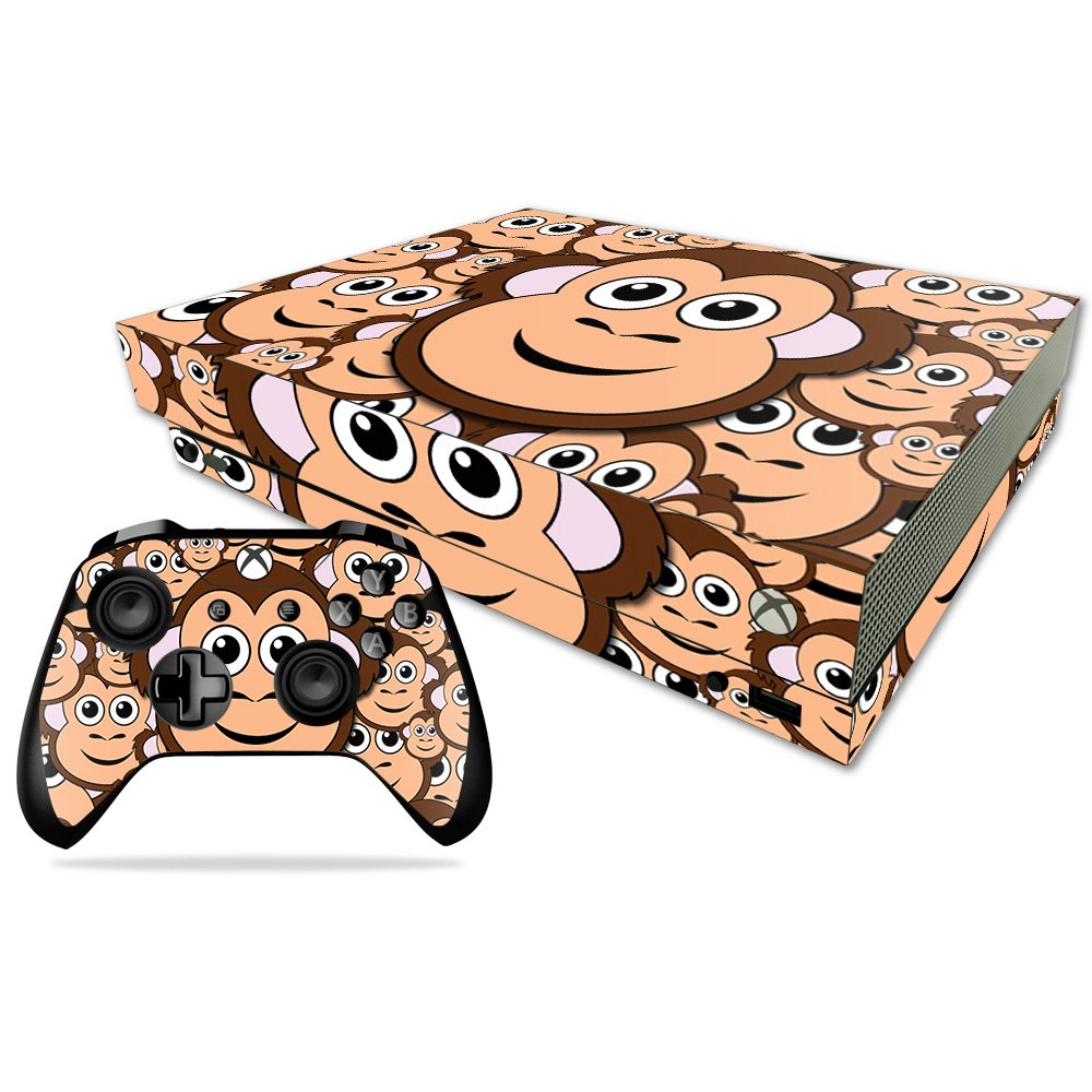 MIGHTY SKINS MightySkins Skin for Xbox One X - Monkey | Durable Vinyl Decal Wrap | Easy Apply/Remove