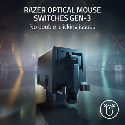 Razer DeathAdder V3 Pro Wireless Gaming Mouse - 63g, Focus Pro 30K Sensor, 5 Buttons, 90 Hr Battery, Faker Edition