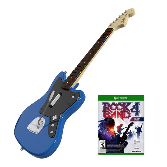 PDP Rock Band Rivals Wireless Fender Jaguar Bundle for Xbox One - Model 048-068-NA