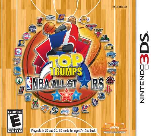 Solutions 2 Go Top Trumps NBA All Stars Game for Nintendo 3DS - Model 857398003102