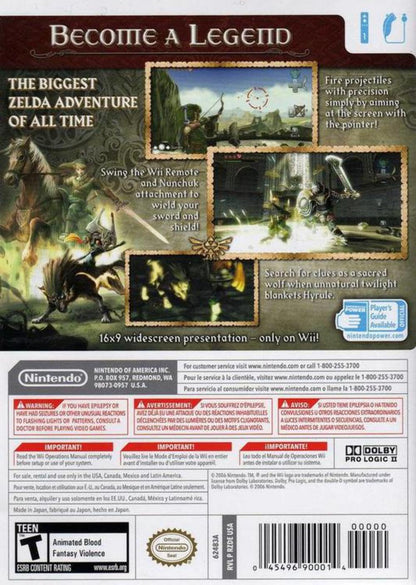 Nintendo The Legend Of Zelda: Twilight Princess Game - Adventure RPG for Nintendo Wii