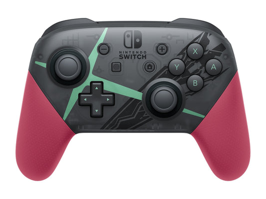 Nintendo Pro Controller - Xenoblade Chronicles 2 Edition for Nintendo Switch, Model HACAFSSKD, Vibrant Xenoblade Color