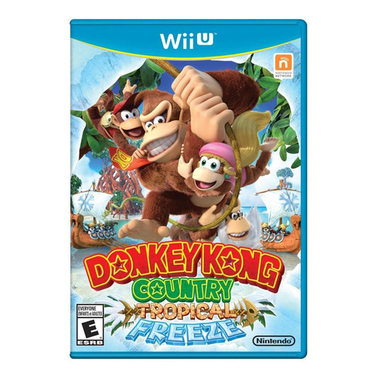 Nintendo Selects Donkey Kong Country Tropical Freeze - Wii U Standard Edition, Model WUPPARK2, Action-Adventure Game
