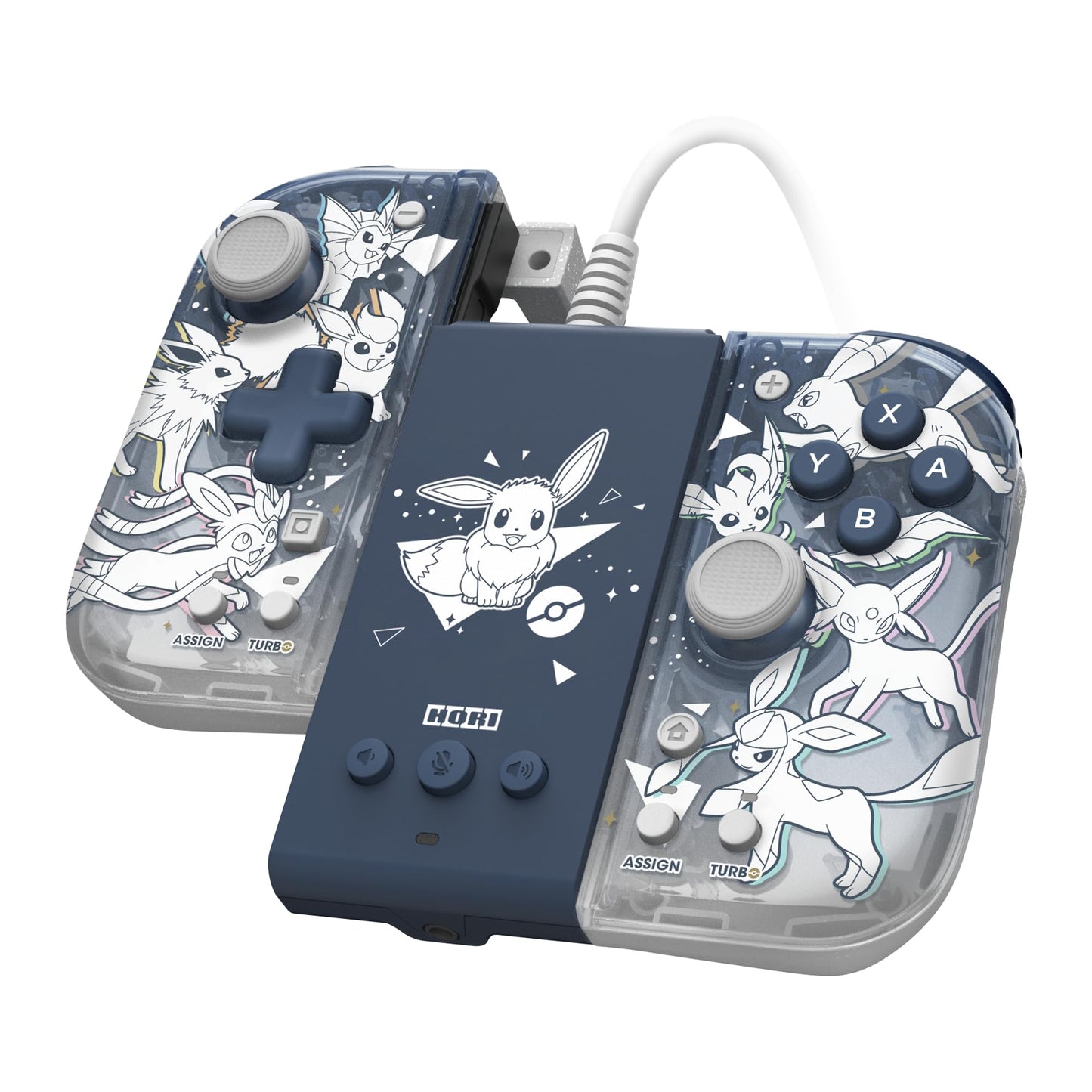 HORI Split Pad Compact Attachment Set (Eevee) for Nintendo Switch - Officially Licensed By Nintendo and The Pok?mon Company International