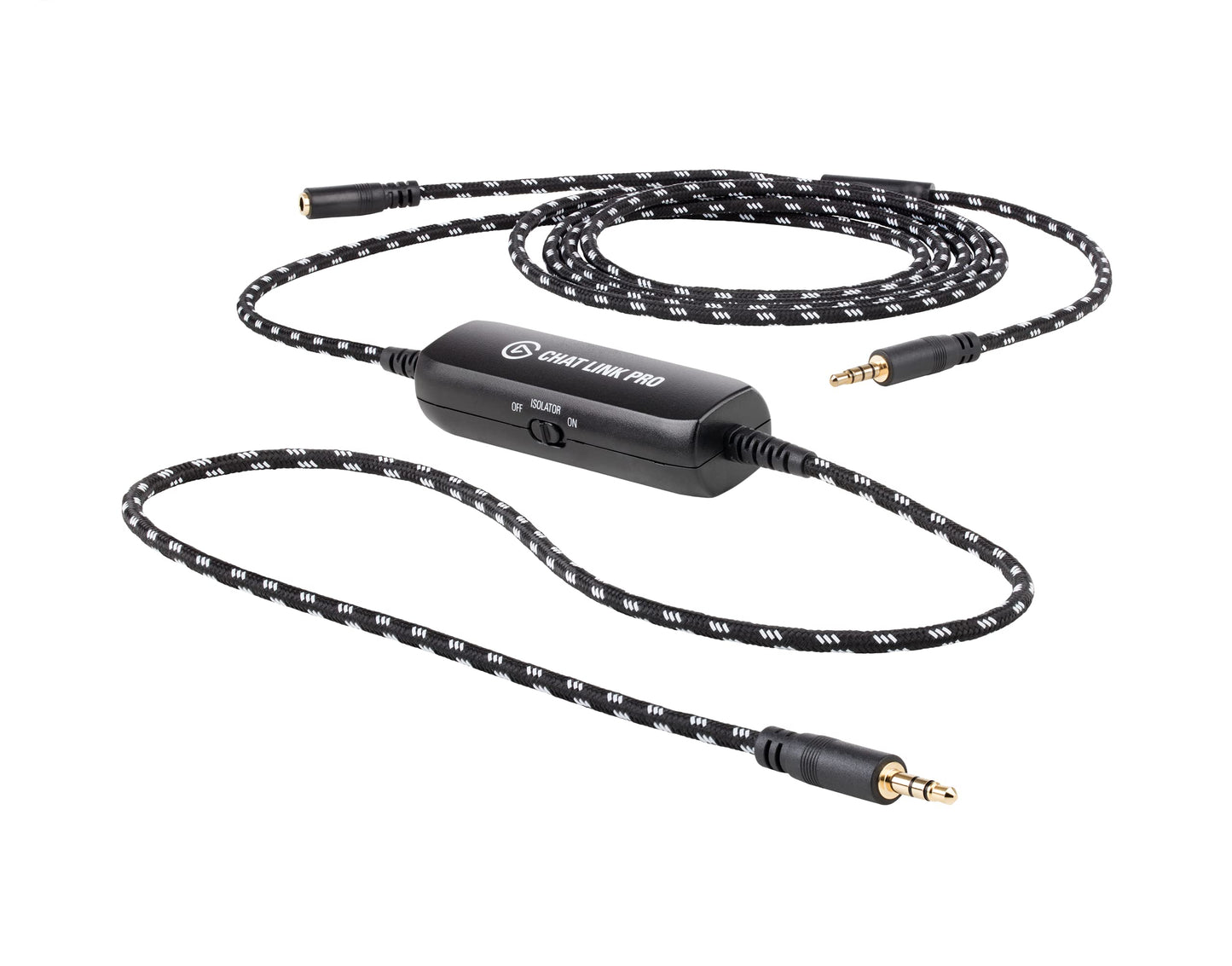 Elgato Chat Link Pro - Audio Adapter  for PS5  PS4  Nintendo Switch  Capture Voice Chat  Gameplay Sound  Extra Long Cable  Black