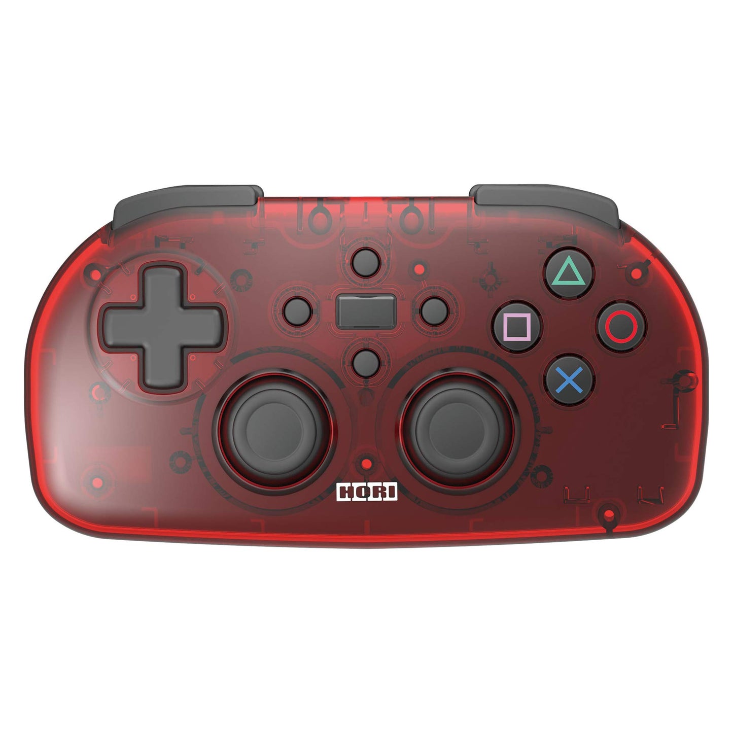 Hori Wireless Controller Light For PlayStation 4 Clear Red