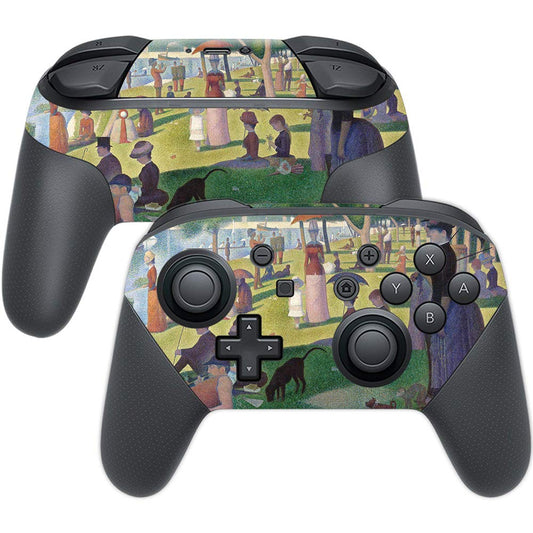 MightySkins Skin Compatible with Nintendo Switch Pro Controller - Sunday Afternoon | Protective, Durable, and Unique Vinyl wrap 