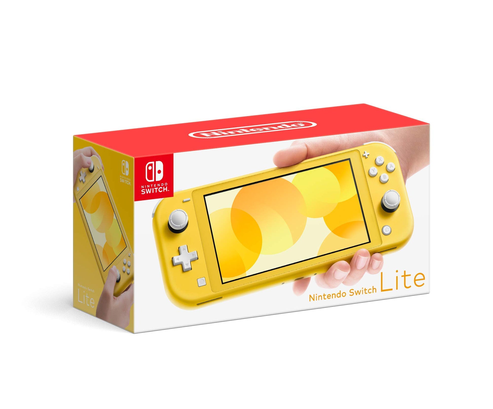 Nintendo Switch Lite Handheld Gaming Console - Yellow - Renewed - 4x9x5 inches