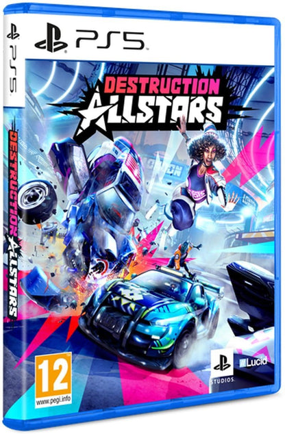 Sony Destruction Allstars PS5 - Action-Packed Multiplayer Game, Model 711719814023