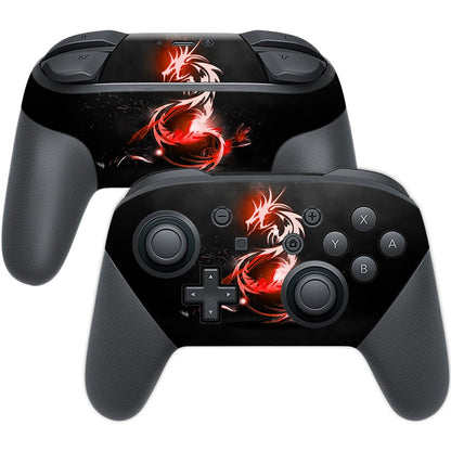 MIGHTY SKINS Nintendo Switch Pro Controller Skin - Tribal Dragon, Durable Vinyl Decal, Easy to Apply & Remove, Made in USA