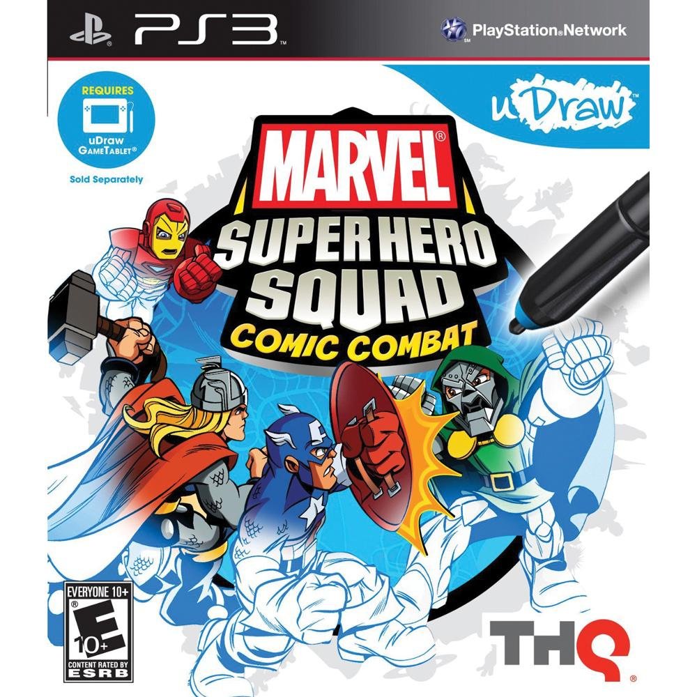 THQ Marvel Super Hero Squad Comic Combat - PS3 Game, One Size, One Color, Model 993668