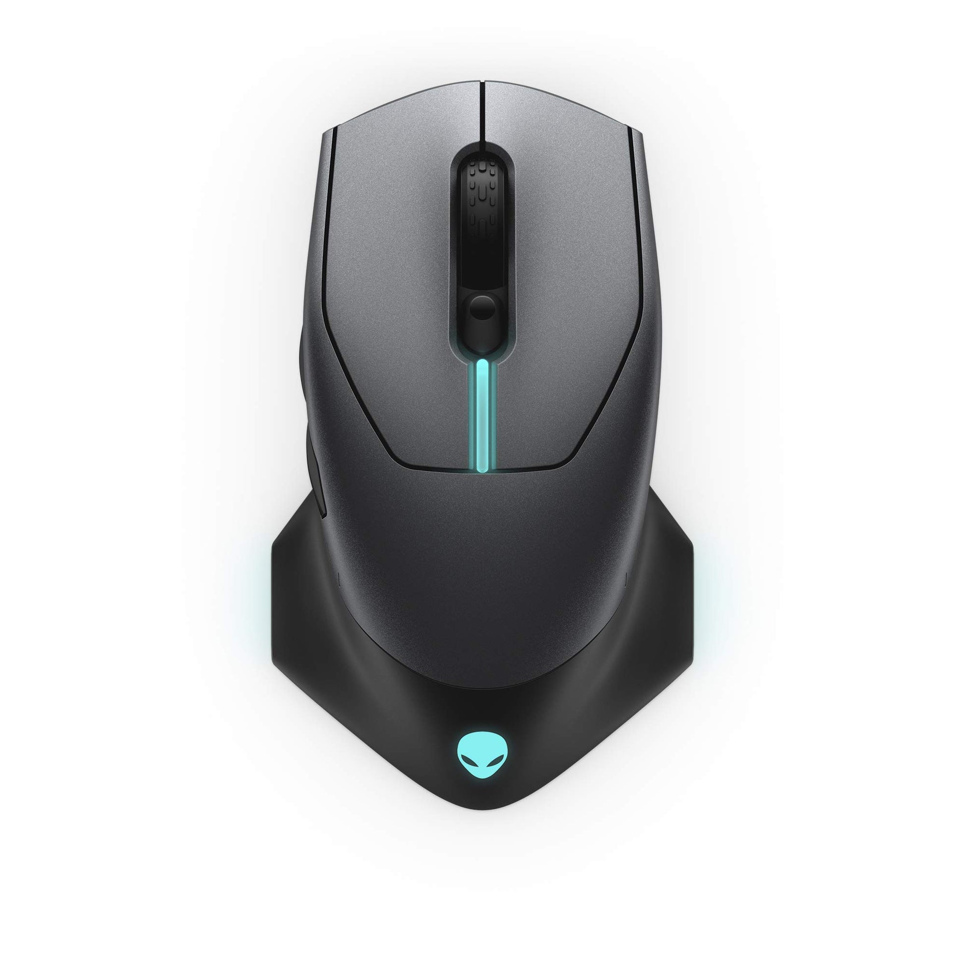 Alienware AW610M Wired/Wireless Gaming Mouse - 16000 DPI, 350 Hour Battery, 7 Buttons, RGB Lighting, Ergonomic, Dark Side of the Moon