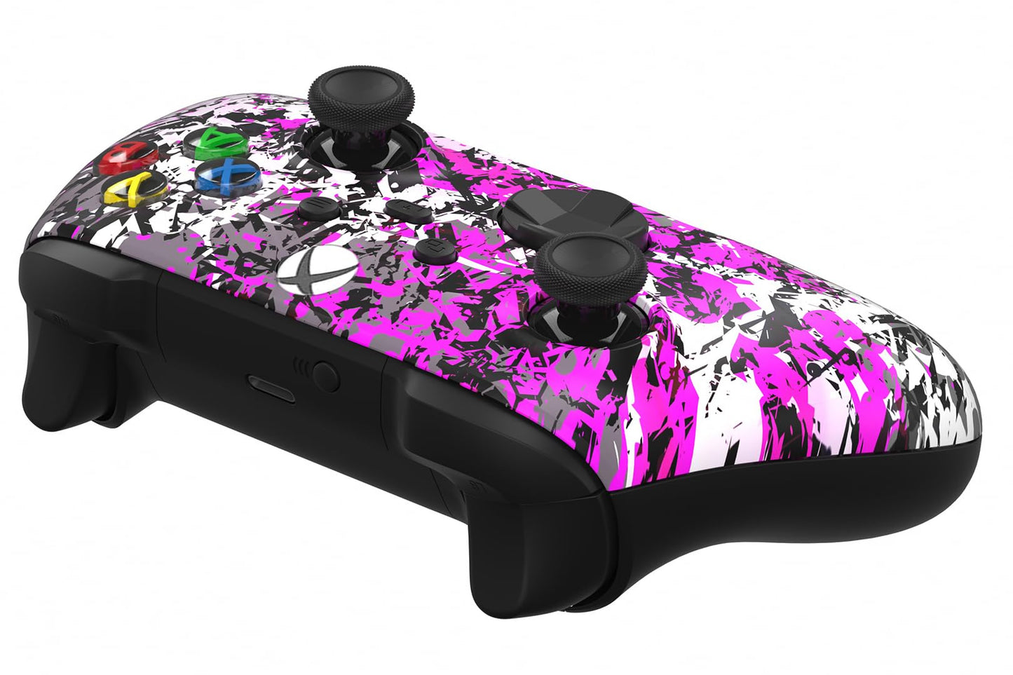 Custom Controllerzz Wireless Controller for Xbox Series X/S & One - Soft Touch Feel, X/S Shadow Bloom