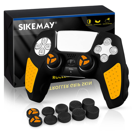 SIKEMAY PS5 Controller Cover Skin Case, Directly Applicable for PS5 Charger, Anti-Slip Sweatproof Silicone Protective for PlaySt