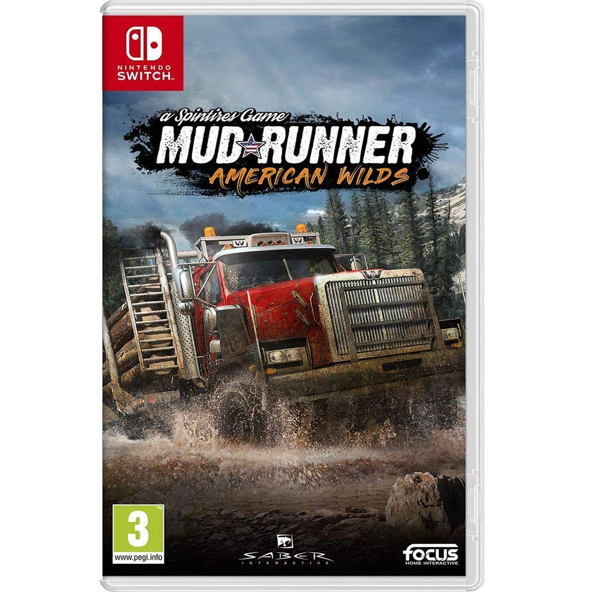 Maximum Games Spintires: MudRunner - American Wilds Edition for Nintendo Switch, Model 222054