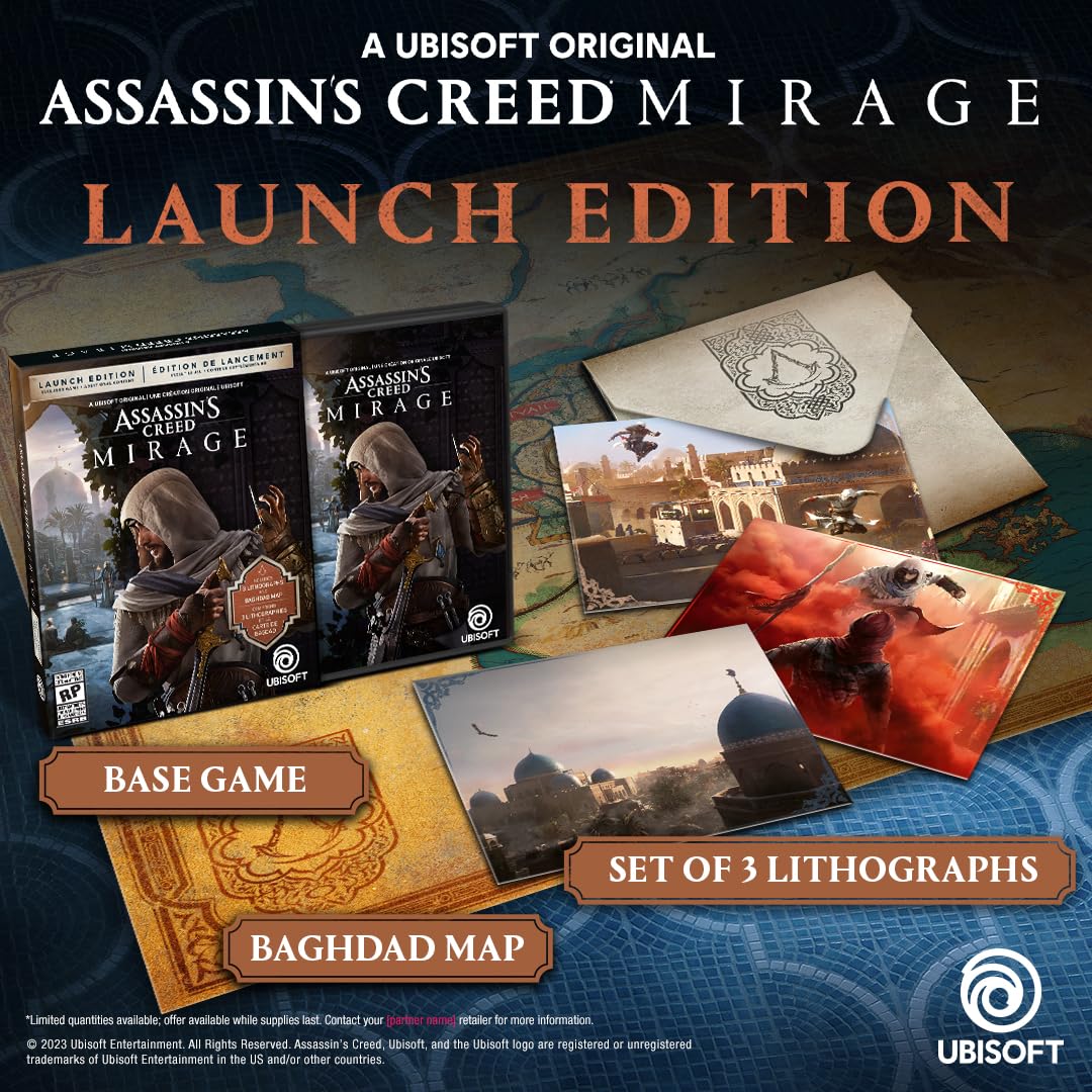 Ubisoft Assassin's Creed® Mirage Launch Edition for Xbox X - Action-Adventure Game