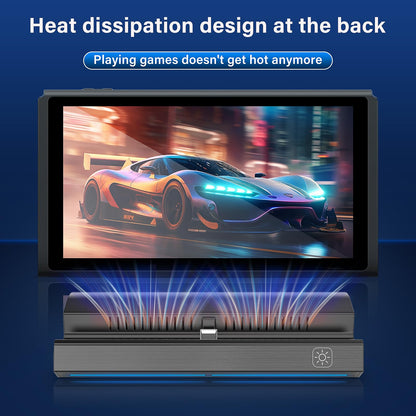 rapell TV Dock Station for Nintendo Switch/OLED - LAN Port, HDMI Adapter, USB 3.0 - Model W101DA