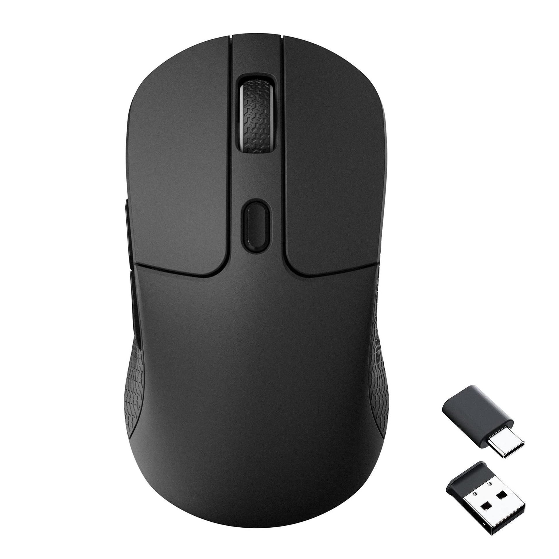 Keychron M3 Wireless Gaming Mouse - Tri-Mode 2.4 GHz/Bluetooth 5.1, 26000 DPI, RGB Backlit, Lightweight, Black