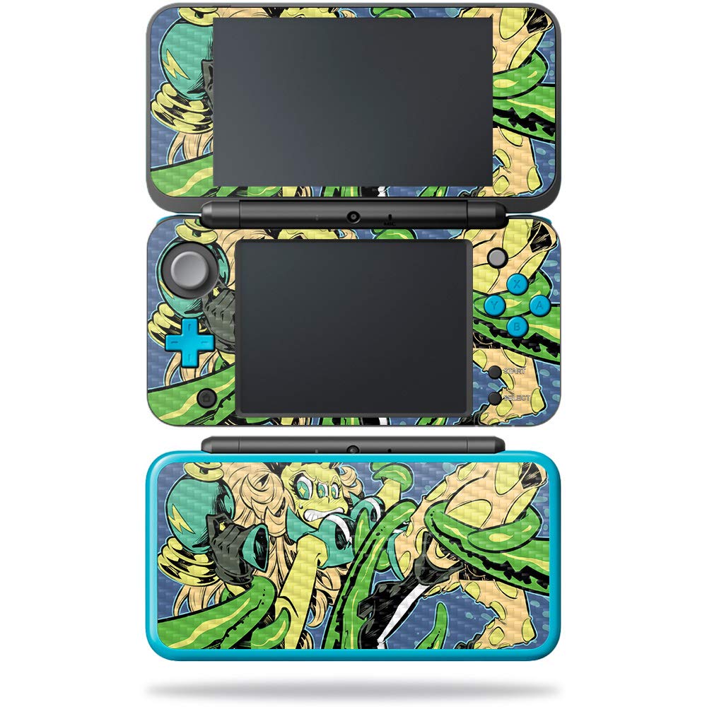 MightySkins Carbon Fiber Skin for Nintendo New 2DS XL - Werewolf | Protective  Durable Textured Carbon Fiber Finish | Easy to Apply  Remove  and Change Styles | Made in The USA