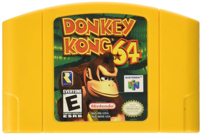 Nintendo Donkey Kong 64 Game - Renewed Edition for Nintendo 64 - Yellow Color
