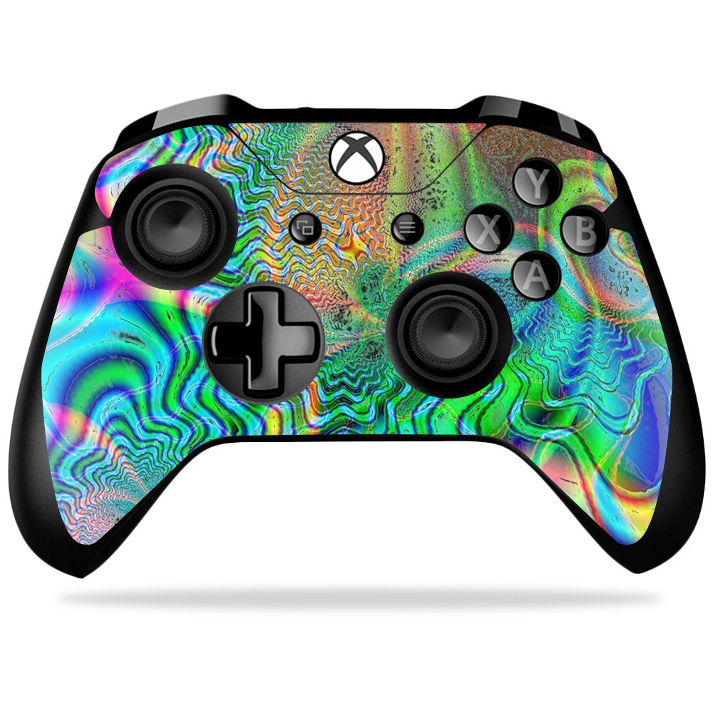 MIGHTY SKINS Xbox One X Controller Skin - Psychedelic Vinyl Decal Wrap, Durable & Easy to Apply, Model MIXBONXCO-Psychedelic