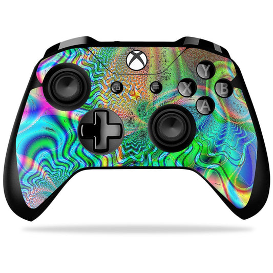 MIGHTY SKINS Xbox One X Controller Skin - Psychedelic Vinyl Decal Wrap, Durable & Easy to Apply, Model MIXBONXCO-Psychedelic