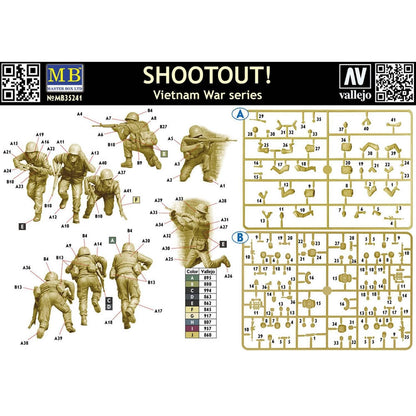 Masterbox 1:35 Vietnam War Series Shootout Model MAS35241 - Detailed Military Diorama Kit