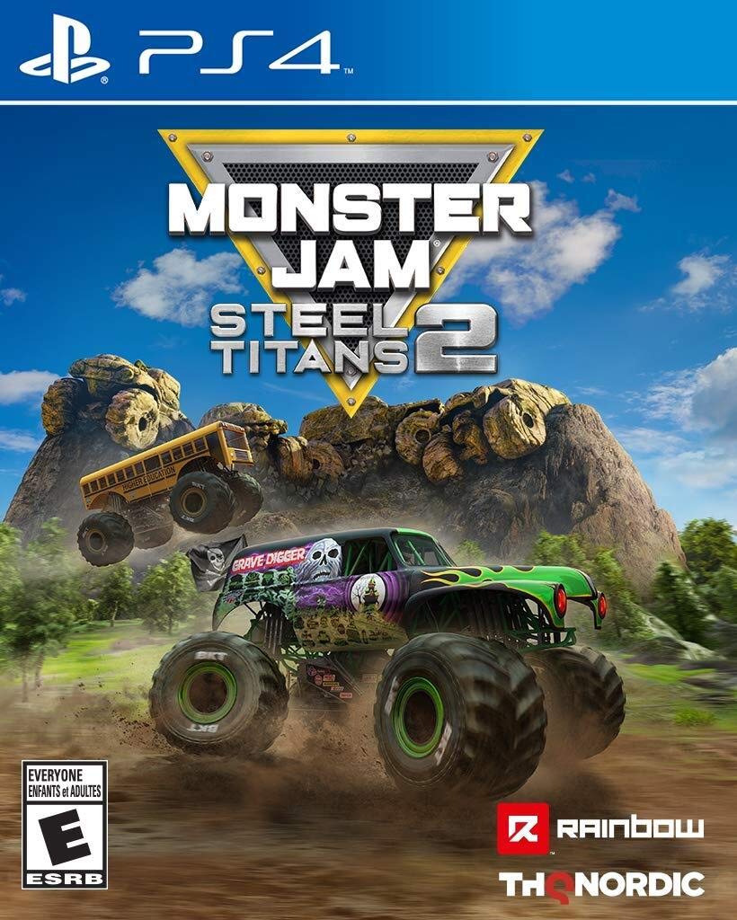 THQ Nordic Monster Jam Steel Titans 2 - PS4 Game, Model 22899, Exciting Off-Road Racing Action