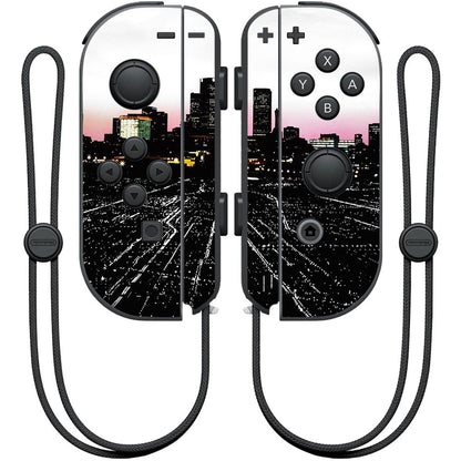 MIGHTY SKINS Nintendo Joy-Con Controller Skin Urban Night - Durable Wrap Cover Sticker