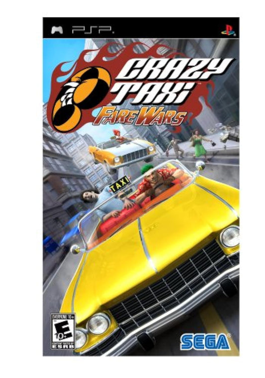 Sega Crazy Taxi: Fare Wars - Sony PSP, Model 010086660135, Classic Racing Game