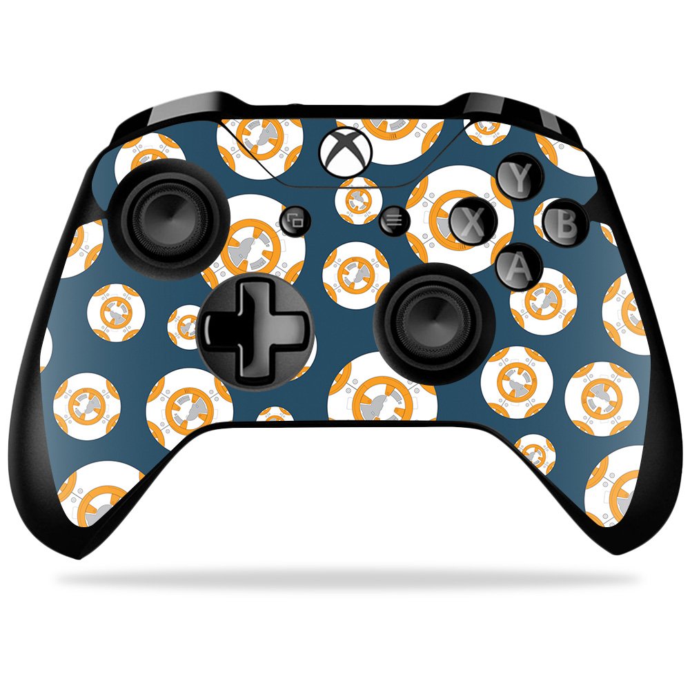 MIGHTY SKINS Xbox One X Controller Skin - Durable Vinyl Wrap, Mini Galaxy Bots Design, Easy to Apply and Remove, Made in the USA