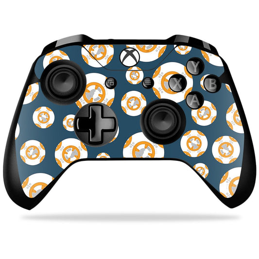 MIGHTY SKINS Xbox One X Controller Skin - Durable Vinyl Wrap, Mini Galaxy Bots Design, Easy to Apply and Remove, Made in the USA