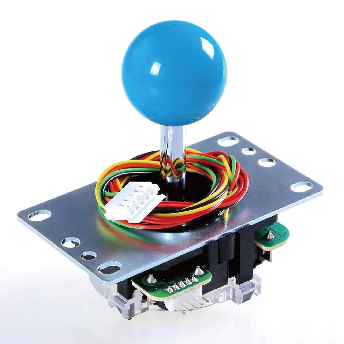 SANWA JLF-TP-8YT Joystick Blue Original - for Arcade Jamma Game 4 & 8 Way Adjustable  Compatible with Catz Mad SF4 Tournament Joystick (Blue Ball Top)  Use for Arcade Game Machine Cabinet SatNWA