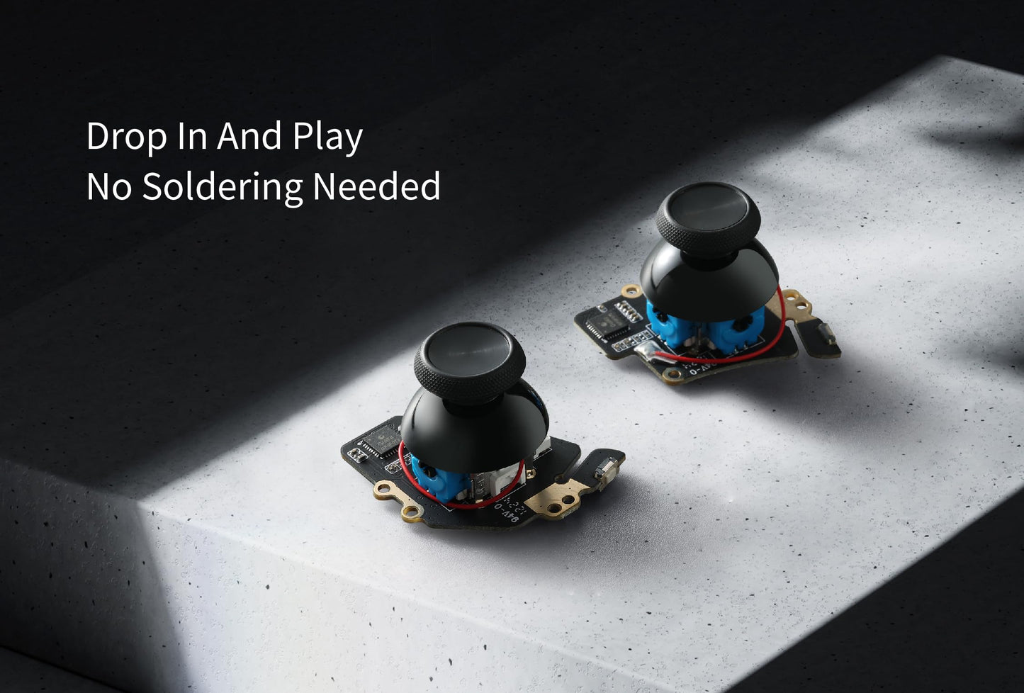 GuliKit Hall Effect Joystick Module for Steam Deck OLED - Electromagnetic Thumbstick Replacement, Black, Model SD05, No Soldering