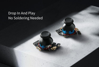 GuliKit Hall Effect Joystick Module for Steam Deck OLED - Electromagnetic Thumbstick Replacement, Black, Model SD05, No Soldering